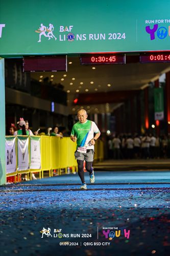 Race photo from BAF LIONS RUN 2024