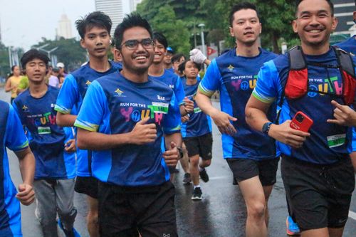 Race photo from Road to BAF Lions Run 2024