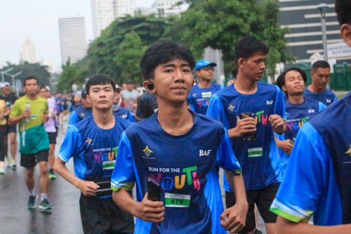 Race photo from Road to BAF Lions Run 2024