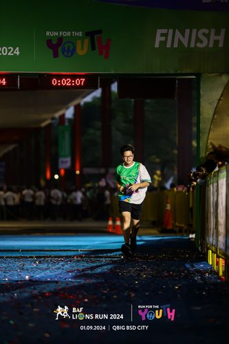 Race photo from BAF LIONS RUN 2024