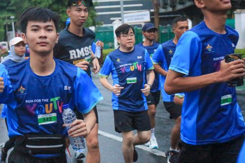 Race photo from Road to BAF Lions Run 2024