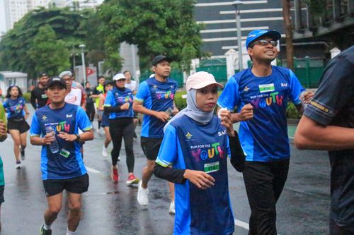 Race photo from Road to BAF Lions Run 2024