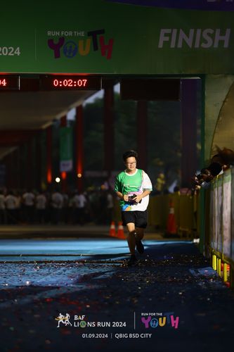 Race photo from BAF LIONS RUN 2024