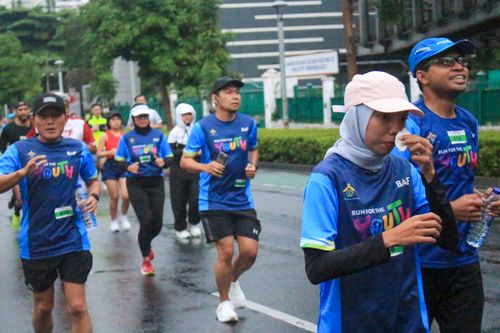 Race photo from Road to BAF Lions Run 2024