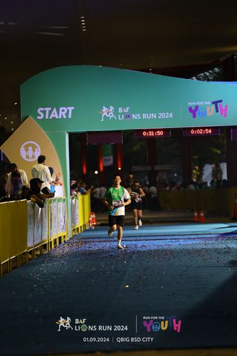 Race photo from BAF LIONS RUN 2024