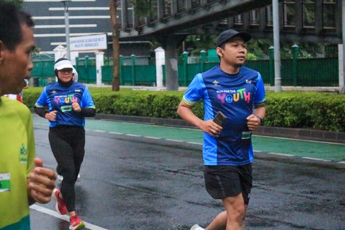 Race photo from Road to BAF Lions Run 2024