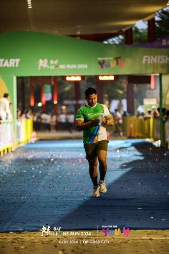 Race photo from BAF LIONS RUN 2024
