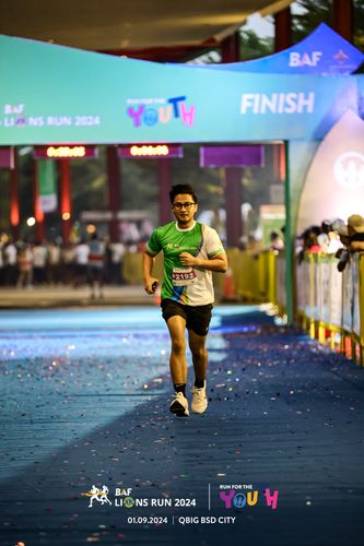 Race photo from BAF LIONS RUN 2024