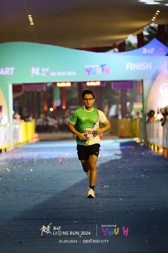 Race photo from BAF LIONS RUN 2024