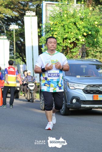 Race photo from Taman Budaya x BOGORUN 2025