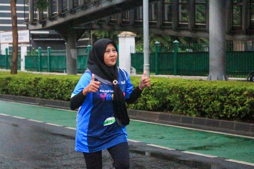 Race photo from Road to BAF Lions Run 2024