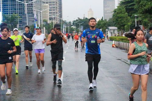 Race photo from Road to BAF Lions Run 2024