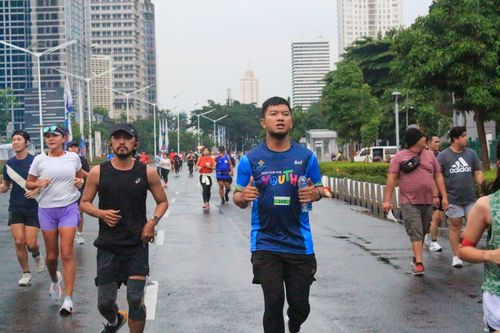 Race photo from Road to BAF Lions Run 2024