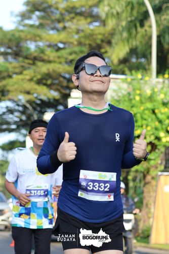 Race photo from Taman Budaya x BOGORUN 2025