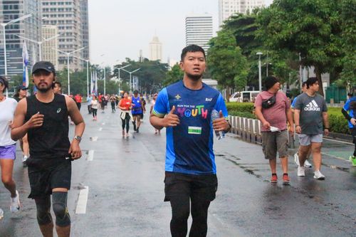 Race photo from Road to BAF Lions Run 2024