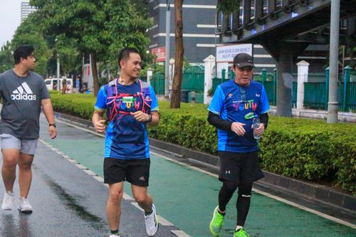 Race photo from Road to BAF Lions Run 2024