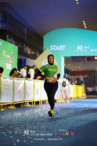 Race photo from BAF LIONS RUN 2024