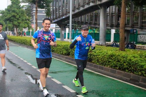 Race photo from Road to BAF Lions Run 2024
