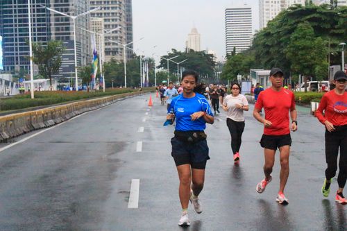 Race photo from Road to BAF Lions Run 2024