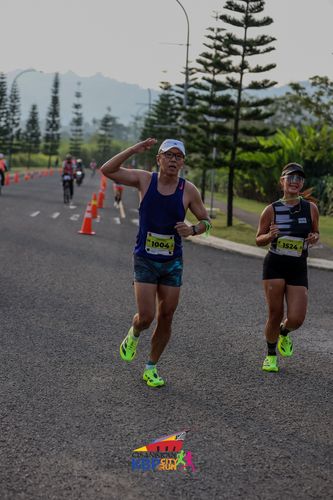 Race photo from CISANGKAN KBP CITY RUN 2025