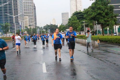 Race photo from Road to BAF Lions Run 2024