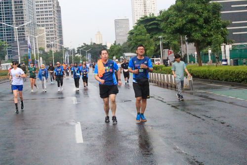 Race photo from Road to BAF Lions Run 2024