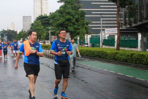 Race photo from Road to BAF Lions Run 2024