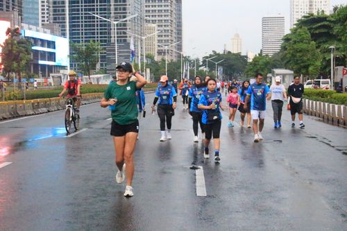 Race photo from Road to BAF Lions Run 2024