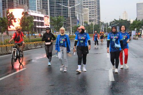 Race photo from Road to BAF Lions Run 2024