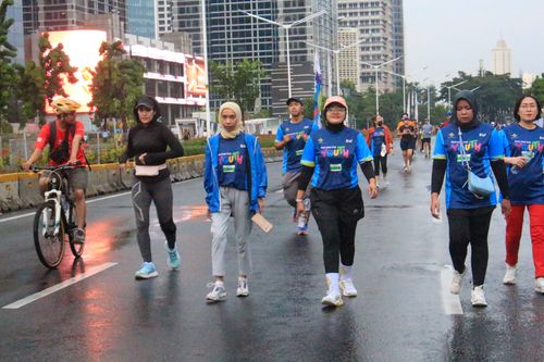 Race photo from Road to BAF Lions Run 2024