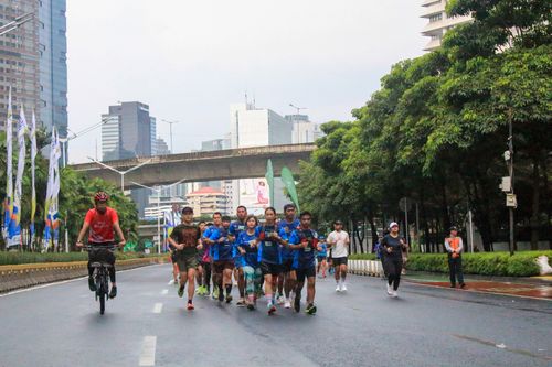 Race photo from Road to BAF Lions Run 2024