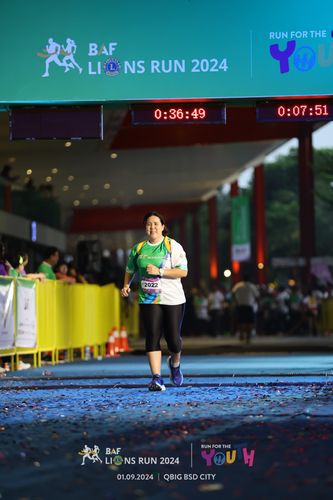 Race photo from BAF LIONS RUN 2024