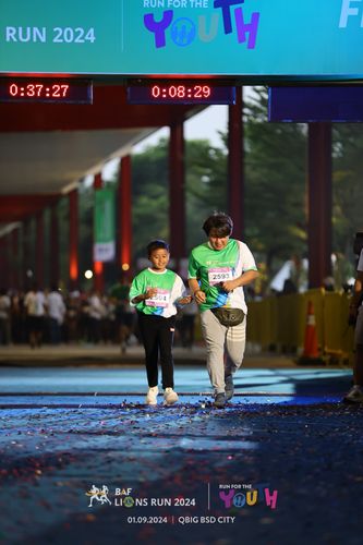 Race photo from BAF LIONS RUN 2024