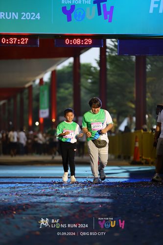 Race photo from BAF LIONS RUN 2024