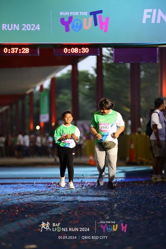 Race photo from BAF LIONS RUN 2024
