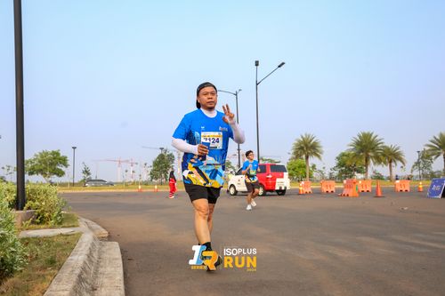 Race photo from ISOPlus Run 2024 Jakarta