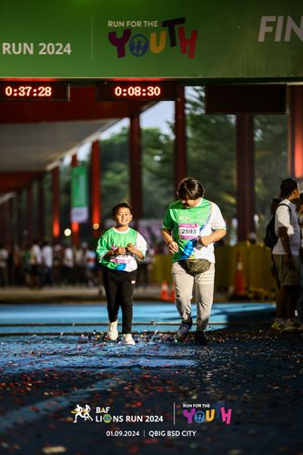 Race photo from BAF LIONS RUN 2024