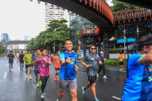 Race photo from Road to BAF Lions Run 2024