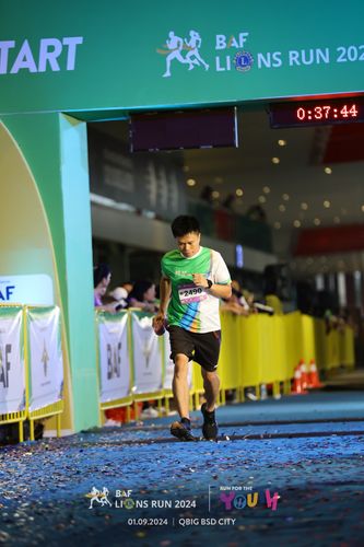 Race photo from BAF LIONS RUN 2024