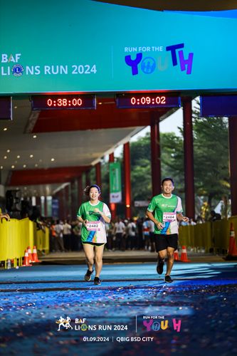 Race photo from BAF LIONS RUN 2024