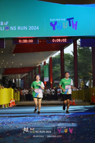 Race photo from BAF LIONS RUN 2024