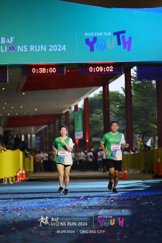 Race photo from BAF LIONS RUN 2024