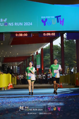 Race photo from BAF LIONS RUN 2024