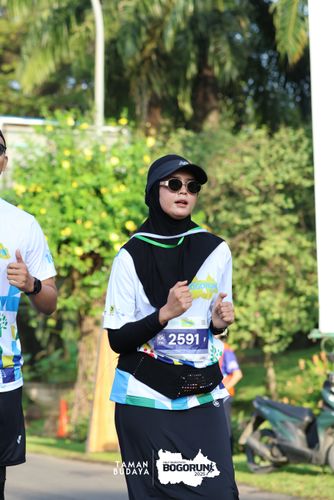 Race photo from Taman Budaya x BOGORUN 2025