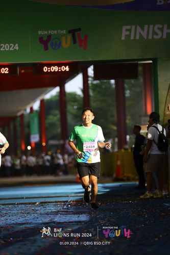 Race photo from BAF LIONS RUN 2024