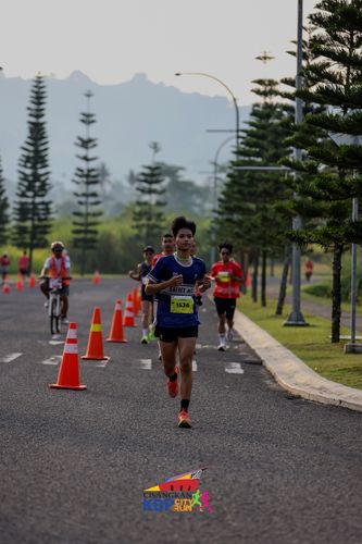 Race photo from CISANGKAN KBP CITY RUN 2025