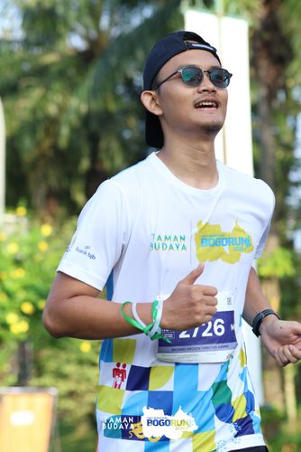 Race photo from Taman Budaya x BOGORUN 2025