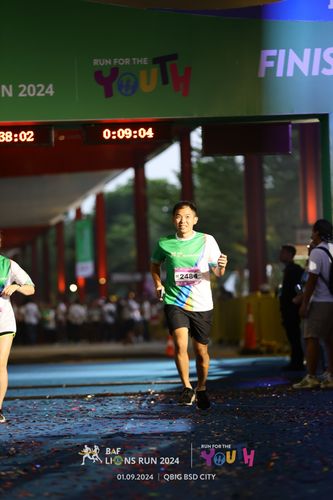 Race photo from BAF LIONS RUN 2024