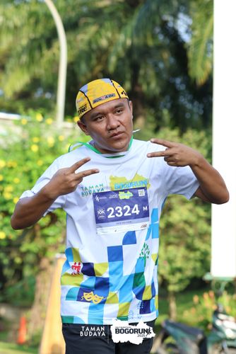Race photo from Taman Budaya x BOGORUN 2025
