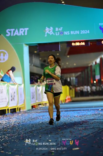 Race photo from BAF LIONS RUN 2024